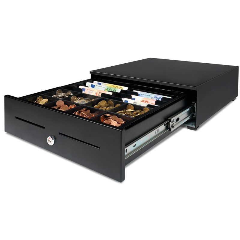 Safescan kaslade HD-4142 Heavy Duty, zwart, 8 muntvakken